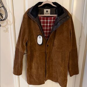 Brown Suede Sferiff Jacket/Long Coat